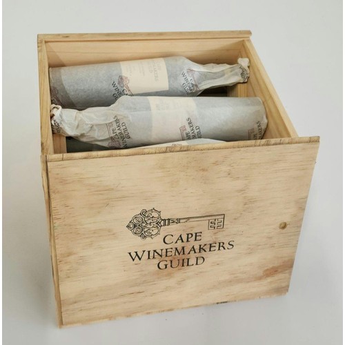 872 - Jordan Cape Winemakers Guild (CWG) Sophia 2010, original wooden case