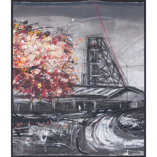 5 - Ramarutha Makoba (South Africa 1984 - ) MINESHAFT I, triptych