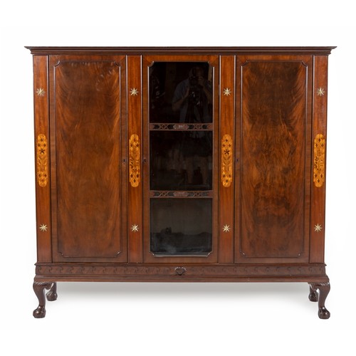 573 - A MAHOGANY CABINET