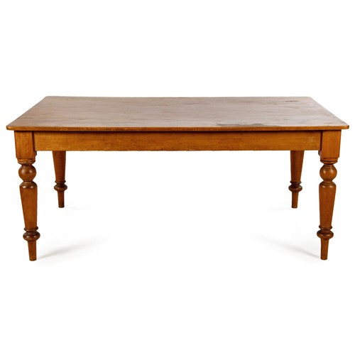 751 - A CAPE YELLOWWOOD AND OREGON PINE TABLE