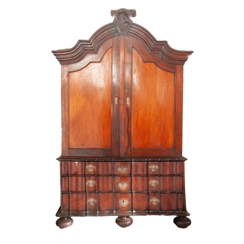 745 - A CAPE STINKWOOD AND BEEFWOOD ARMOIRE