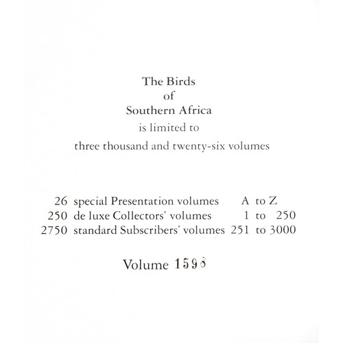 1 - THE BIRDS OF SOUTHERN AFRICA (Limited Edition) by C. G. Finch-Davies & Dr. Alan Kemp