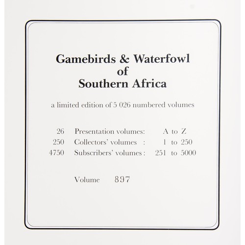 7 - GAMEBIRDS & WATERFOWL OF SOUTHERN AFRICA: A COLLECTION OF 68 WATER-COLOURS by C. G. Finch-Davies... 