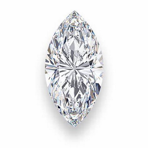 1103 - A PAIR OF MARQUISE DIAMONDS, 0.61 CARATS