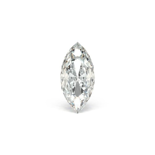 1128 - A MARQUISE BRILLIANT CUT DIAMOND, 0.60 CARATS