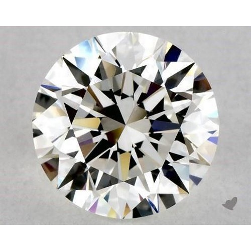 1135 - A ROUND BRILLIANT CUT DIAMOND, 0.75 CARATS