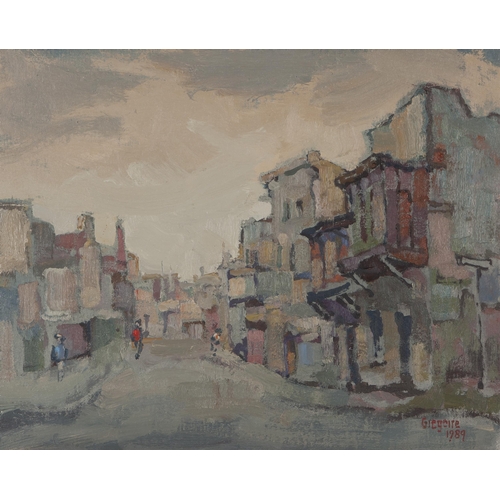 902 - Gregoire Johannes Boonzaier (South African 1909 - 2005) DISTRICT SIX IN SHADES OF GREY