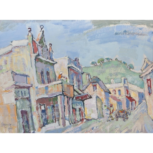 901 - Gregoire Johannes Boonzaier (South African 1909 - 2005) STRAAT FEEN SEINHEUWEL. DIST. SES. (sic)