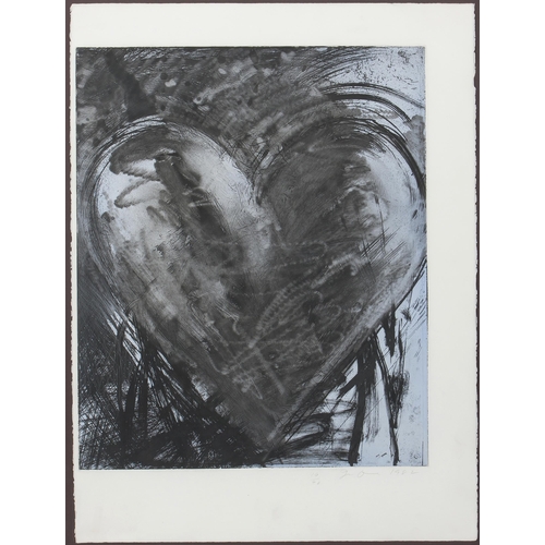 905 - Jim Dine (American 1935 - ) DESIRE IN PRIMARY COLORS, triptych