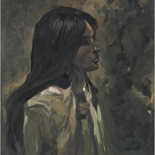 700 - Ian Hertslet (South African 20th Century) PORTRAIT OF A WOMAN