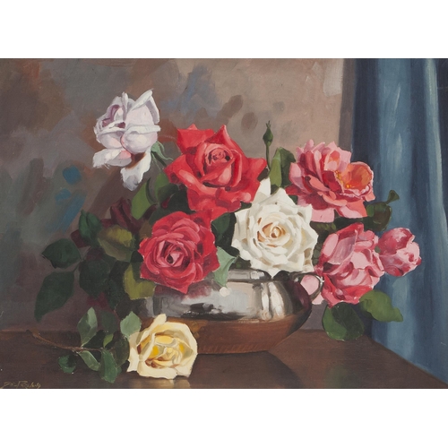 626 - Dino Paravano (South African 1935 - ) STILL LIFE WITH ROSES... 