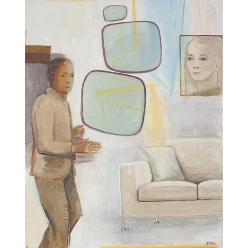 866 - Simon Stone (South African 1952 - ) IN THE LIVING ROOM