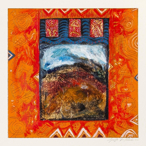 659 - Lynette ten Krooden (South African 1955 - ) ANCIENT STORY CARPET XII