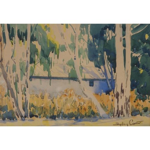 613 - Sydney Carter (South African 1874 - 1945) HOUSE BETWEEN BLUEGUMS AND WILLOWS