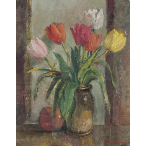 846 - Terence John McCaw (South African 1913 - 1978) VASE OF TULIPS