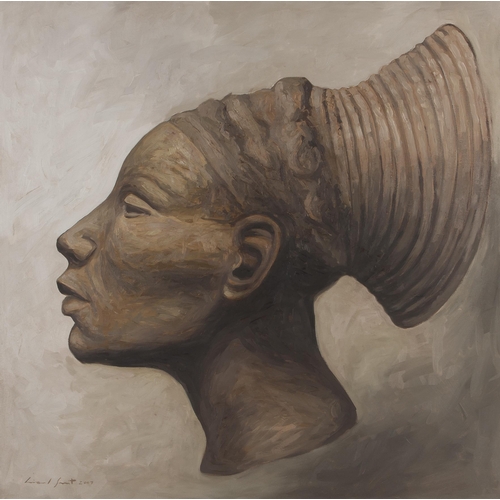 934 - Lionel Smit (South African 1982 - ) WOMAN WITH HEADDRESS 2