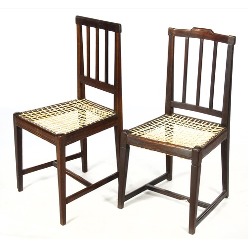 748 - TWO NEOCLASSICAL STINKWOOD CHAIRS