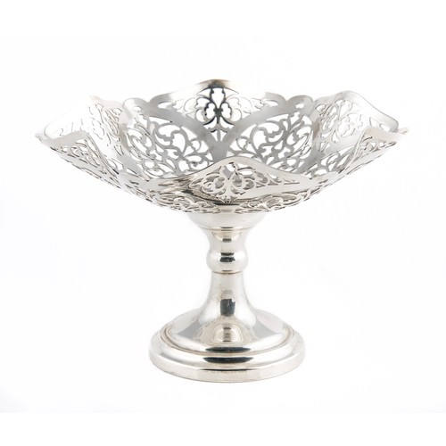 147 - PEDESTAL SILVER SWEET DISH