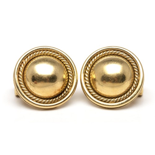 994 - A PAIR OF BOMBE STYLE EARRINGS