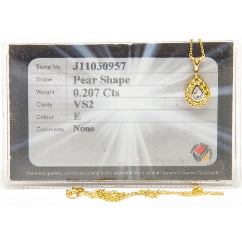 1030 - A DIAMOND PENDANT