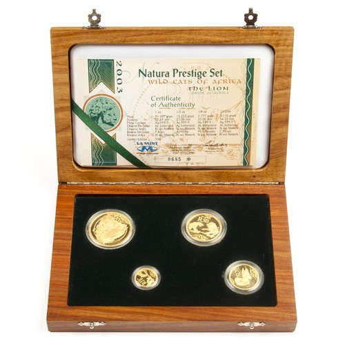 322 - A NATURA PRESTIGE SET 1998, LION