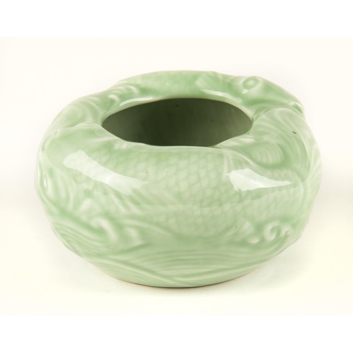 386 - A CHINESE CELADON GLAZE 