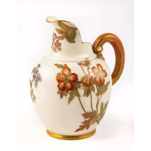 433 - A ROYAL WORCESTER JUG, 1880s