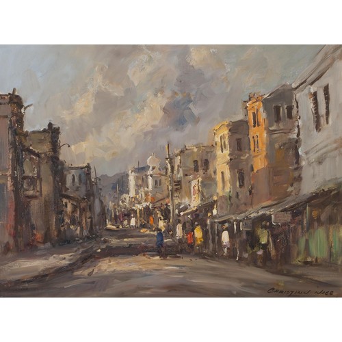 919 - Christiaan Nice (South African 1939 - 2020) STREET SCENE