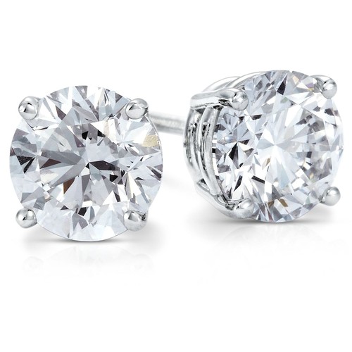 1000 - A PAIR OF DIAMOND EAR STUDS 0,50 CARATS