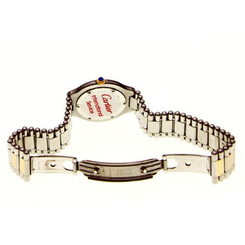 2 - A LADIES LE MUST DE CARTIER WRISTWATCH