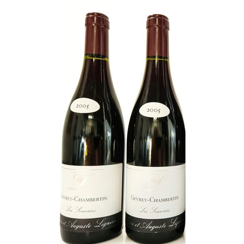 408 - 2005 Lucie & Auguste Lignier Gevrey-Chambertin-Seuvrees, two bottles 750ml