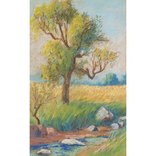 284 - Olchert Braak (South African 1894 - 1971) TREE ALONGSIDE A STREAM and RONDAWELS ALONGSIDE A STREAM, ... 