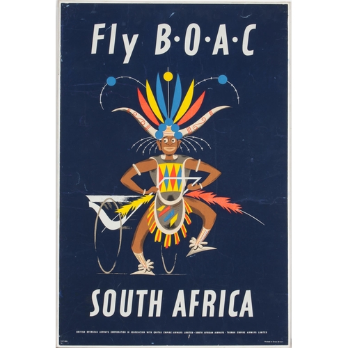 360 - FLY B.O.A.C SOUTH AFRICA POSTER