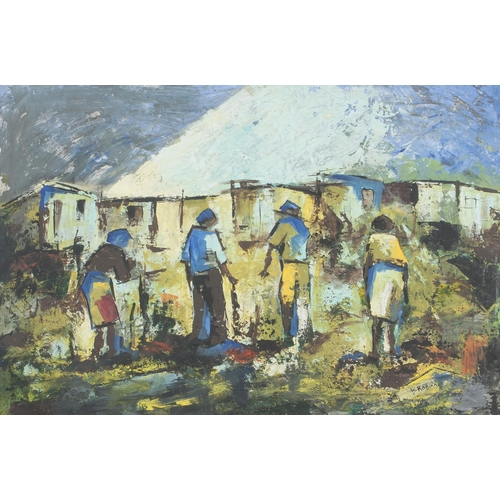 330 - Welcome Mandla Koboka (South African 1941 - 1999) RETURNING HOME