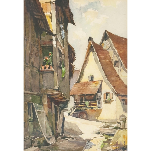 327 - Artist Unknown (*** 20th Century) VIEW OF THE TOWN