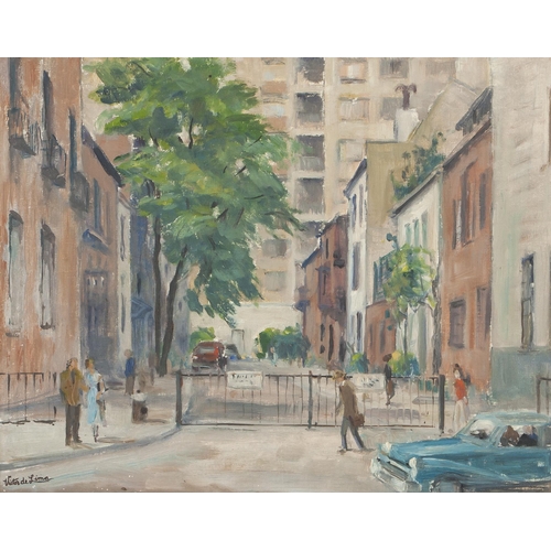 324 - Victor de Lima (Guyanese 1903 - 1999) STREET SCENE