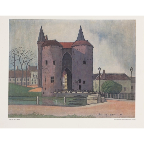 319 - After J.H. Pierneef BRUGGE GATE TOWER - BELGIUM