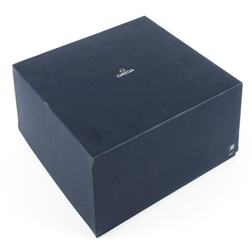 555 - AN OMEGA WATCH BOX