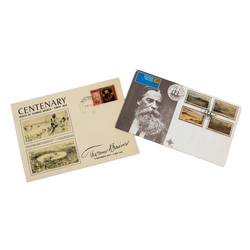 617 - A PAIR OF THOMAS BAINES FIRST DAY COVERS