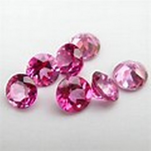 582 - A MELEE OF PINK TOURMALINES