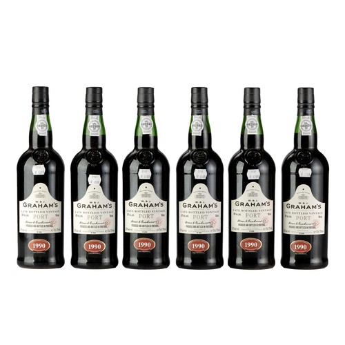 171 - Graham's Late Vintage Port 1990, six bottles 750ml