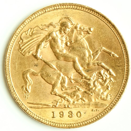 641 - A 1930 KING GEORGE V GOLD SOVEREIGN