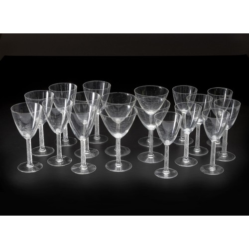 1049 - LALIQUE 'PHALSBOURG' PATTERN STEMWARE, 1920s