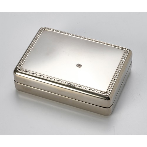 996 - AN ELECTROPLATE VANITY BOX