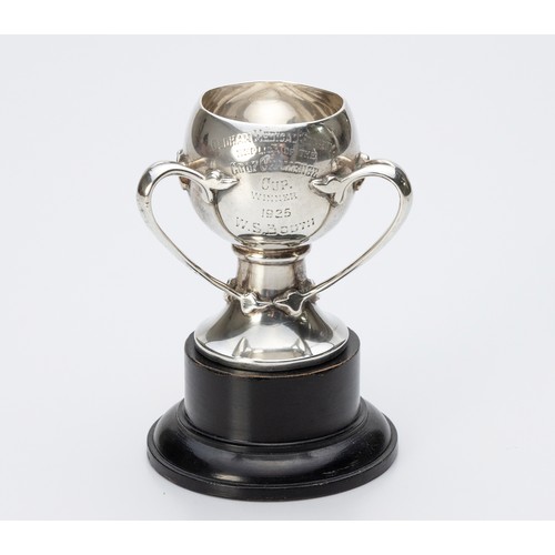 912 - A GEORGE V SILVER TROPHY, WALKER AND HALL, SHEFFIELD, 1924