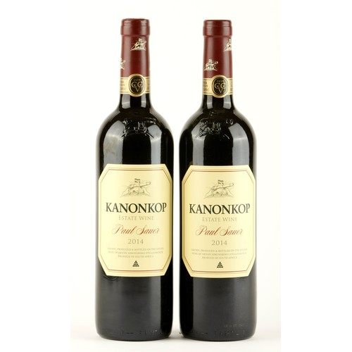 32 - TWO BOTTLES OF KANOKOP PAUL SAUER 2014