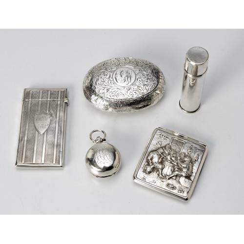 944 - A COLLECTION OF SILVER ITEMS, VARIOUS MAKERS AND DATES