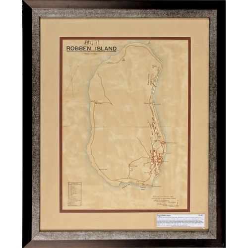 88 - Map of Robben Island, circa 1894