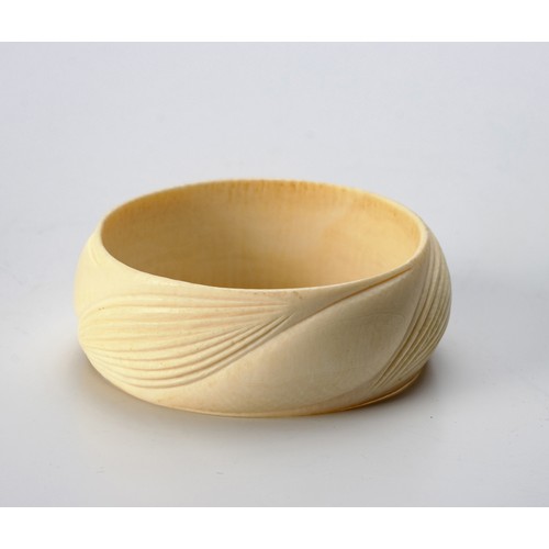 77 - A MARINE TUSK BANGLE