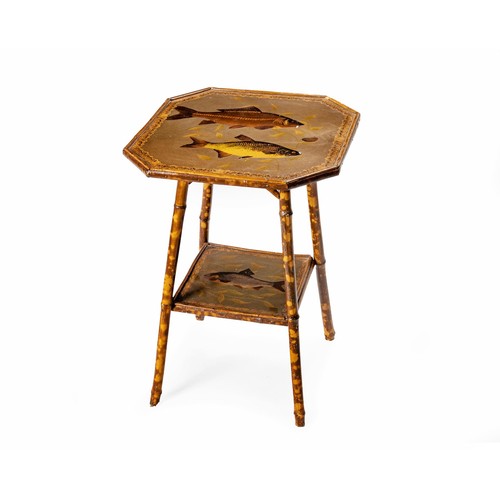 269 - A BAMBOO OCCASIONAL TABLE